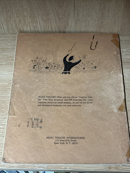 Fiddler On The Roof Director’s Script Harold Prince Music Theatre Pamphlet