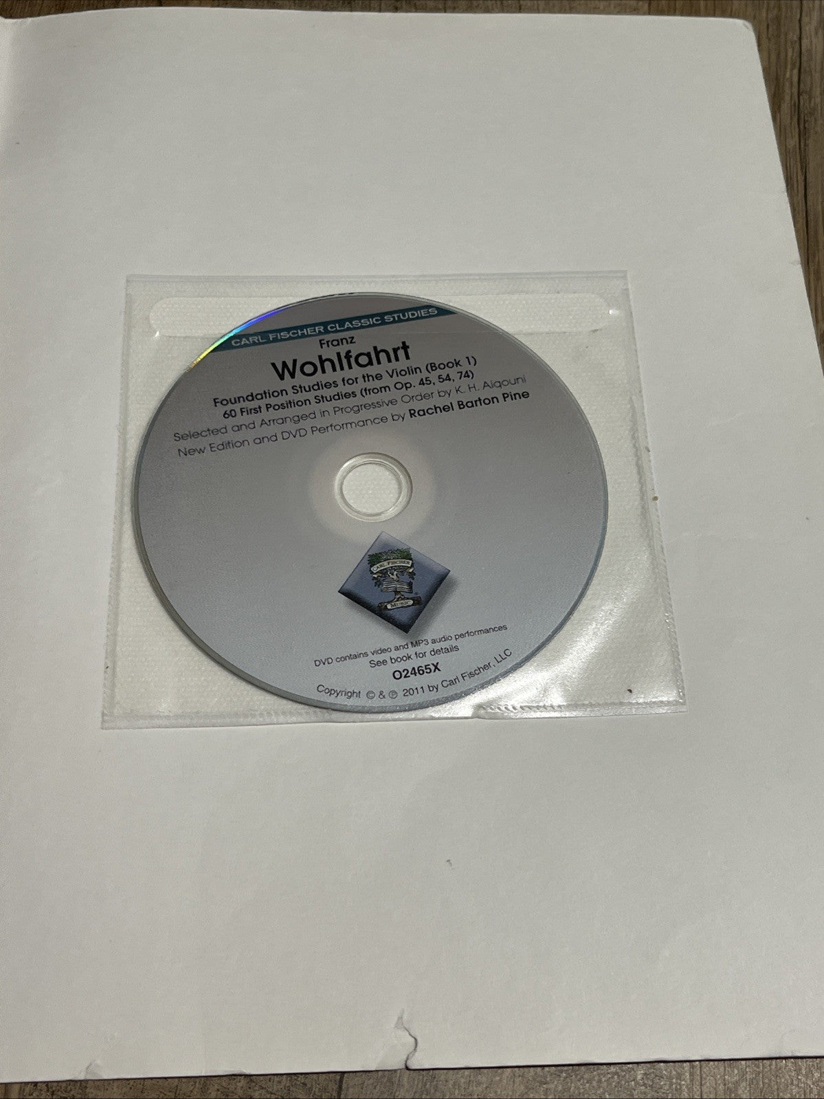 Foundation Studies for the Violin Book 1 (w/DVD) by Arranged by Aiqouni