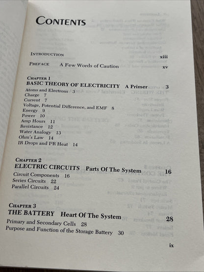 The 12-Volt Bible for Boats 1st First Edition By Miner K. Brotherton 1985