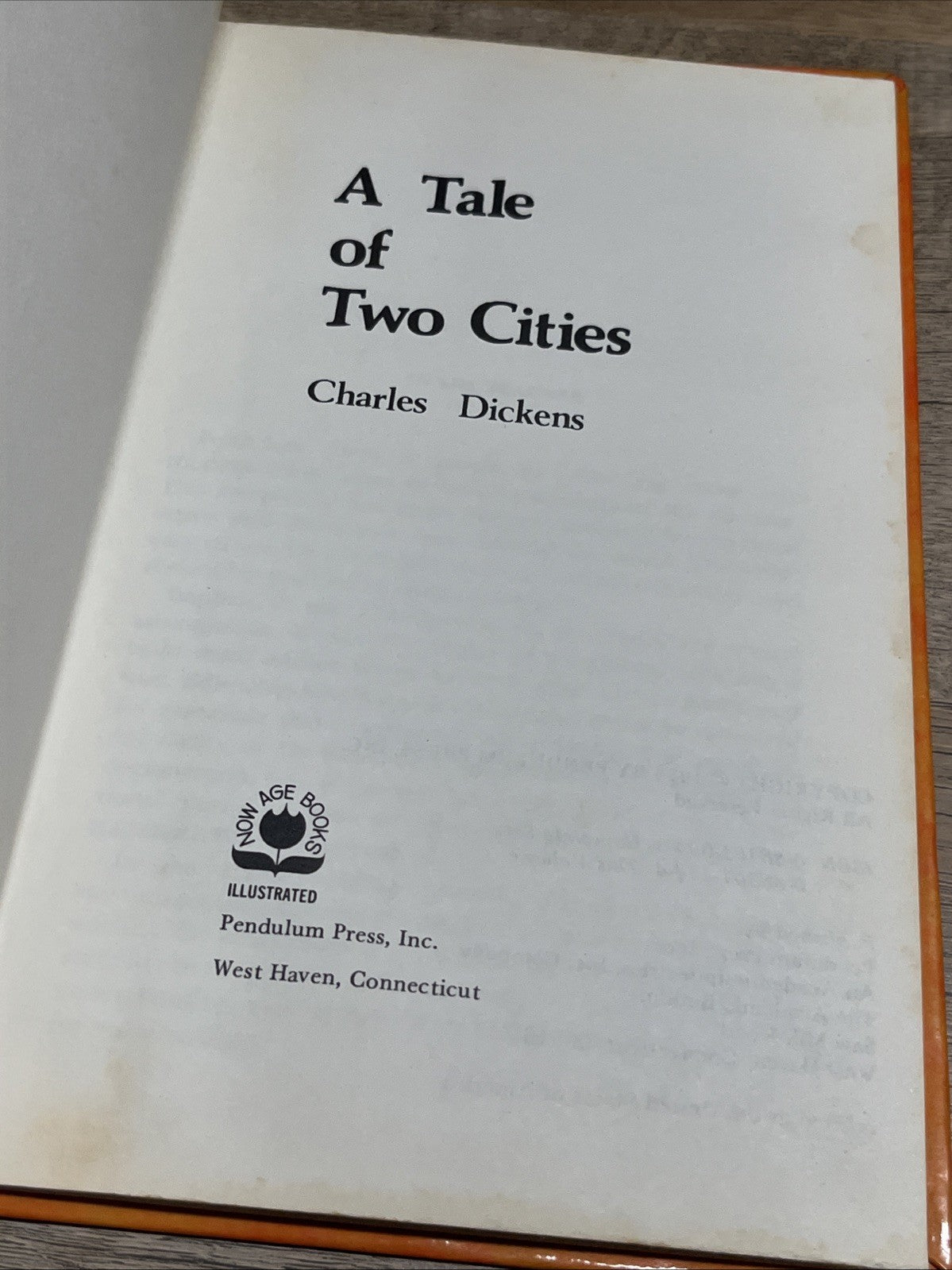 A Tale of Two Cities 1st Ed Charles Dickens - Illustrated Classic Book Club 1974