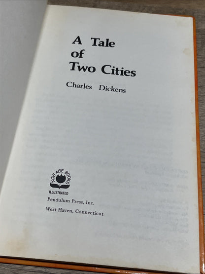 A Tale of Two Cities 1st Ed Charles Dickens - Illustrated Classic Book Club 1974