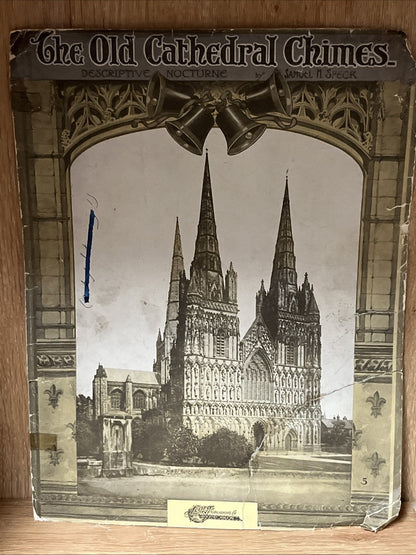 Vintage Old Cathedral Chime| The Flatterer | L. Van BEETHOVEN 1894| 1904 & 1908