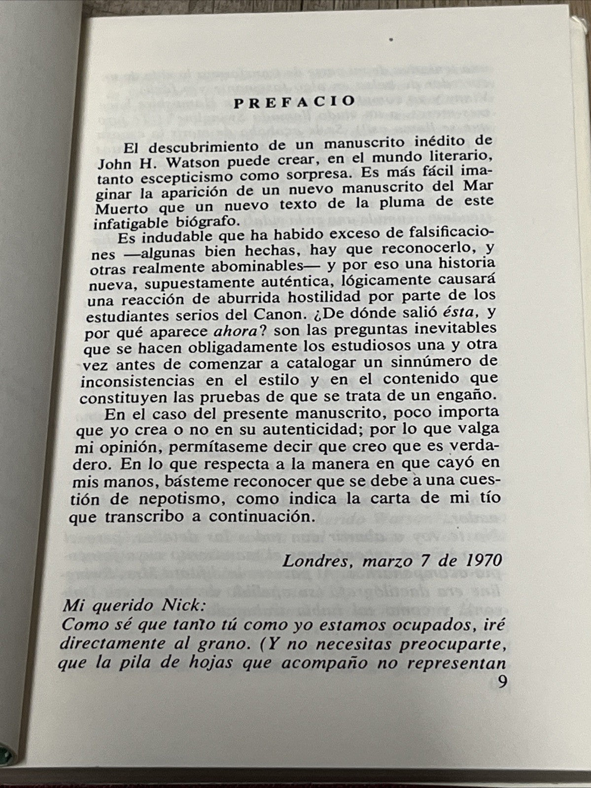 NICHOLAS MEYER ,ELEMENTAL,DR. FREUD..,ULTRAMAR Perimera ED. 1976 Perfecto estado