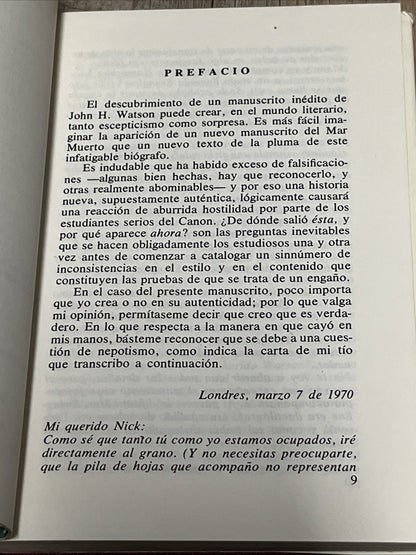 NICHOLAS MEYER ,ELEMENTAL,DR. FREUD..,ULTRAMAR Perimera ED. 1976 Perfecto estado
