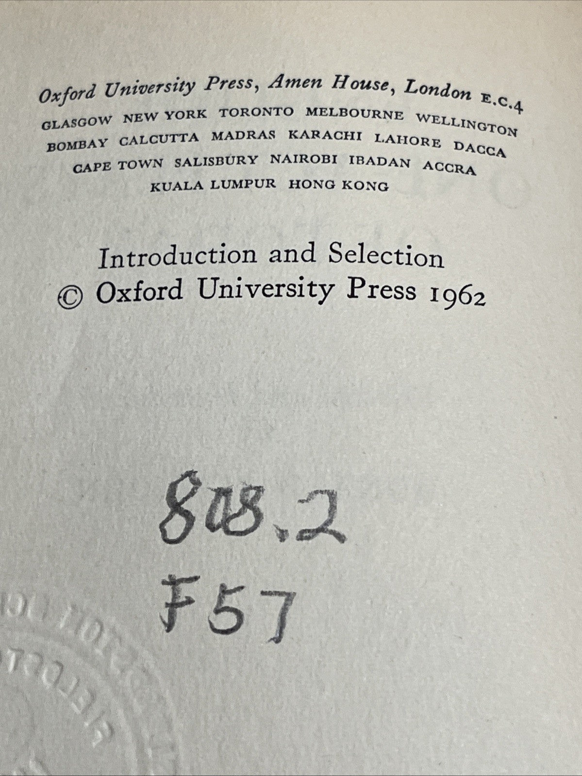 English One-Act Plays of Today 1st Edition Donald Fitzjohn - 1962