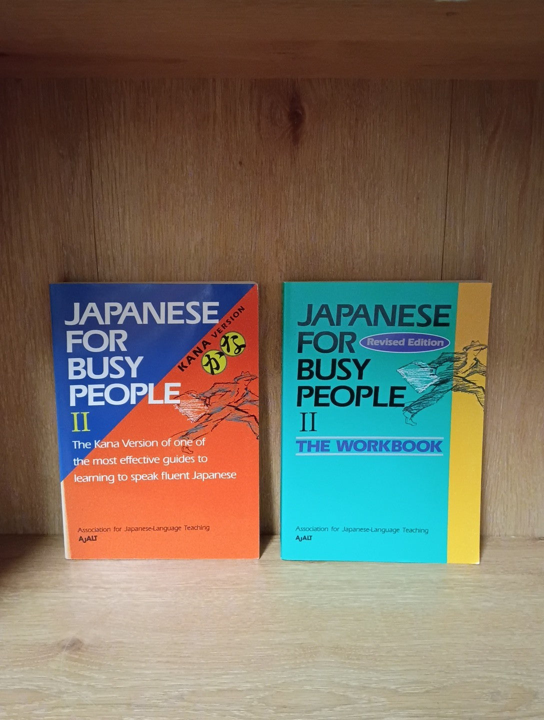 JAPANESE FOR BUSY PEOPLE Volume II & II Workbook (KANA VERSION) Lot of 2