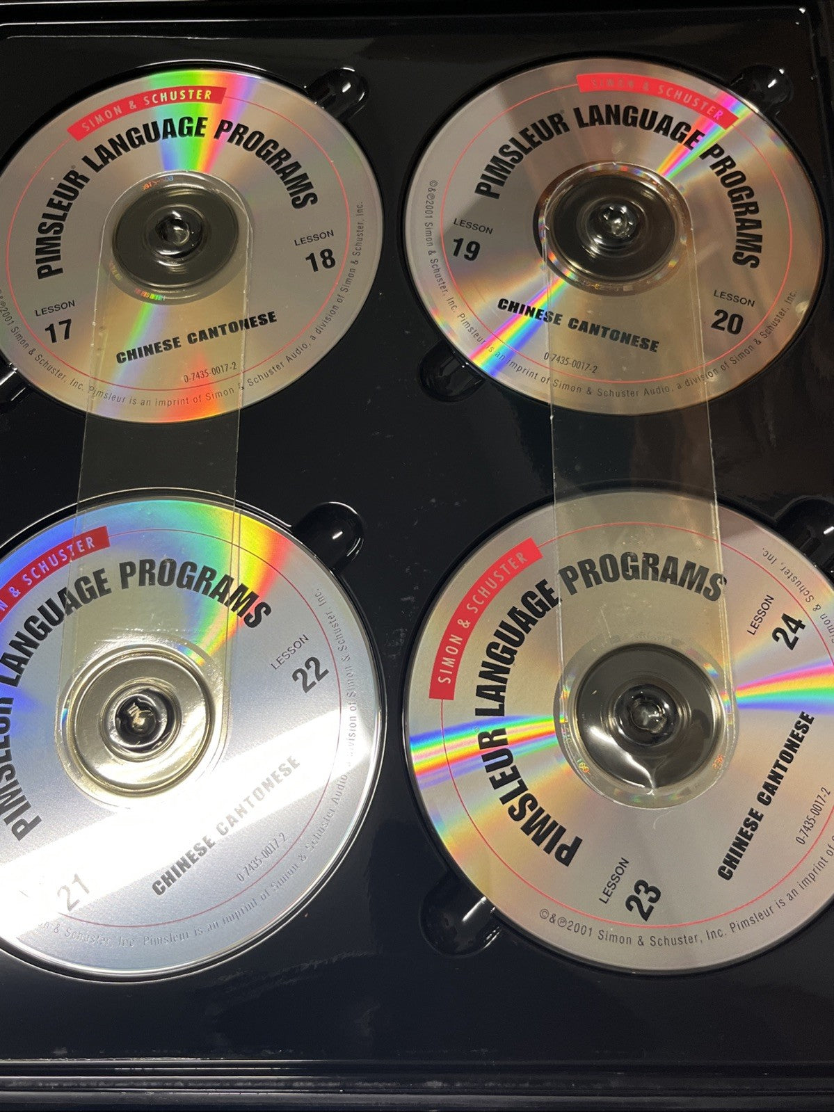 Pimsleur Chinese Cantonese Language  Program 15 Audio CDS & BOOK Missing Vol 3,4