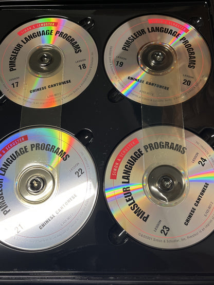 Pimsleur Chinese Cantonese Language  Program 15 Audio CDS & BOOK Missing Vol 3,4
