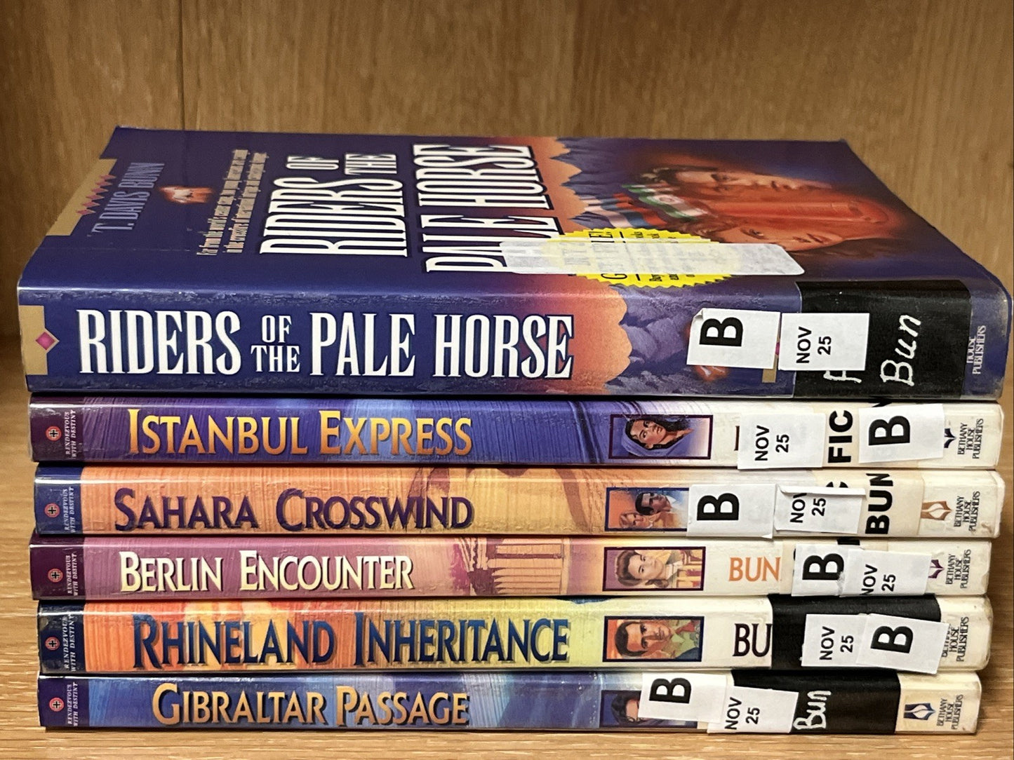 T Davis Bunn Series Lot Of 6 Rendezvous with Destiny Historical Fiction