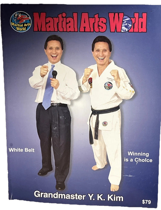 Martial Arts World Grandmaster Y.k. Kim White Belt - Winning Is A Choice