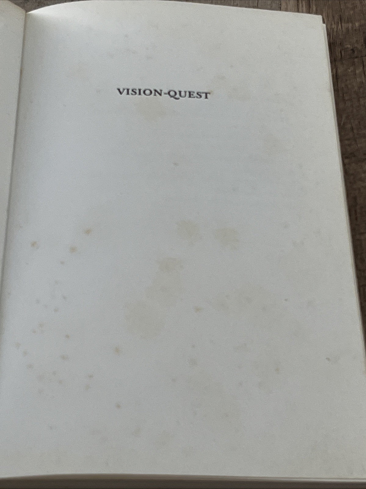 Occult History: Vision Quest -Personal Journey Through Magic and Shamanism 1984