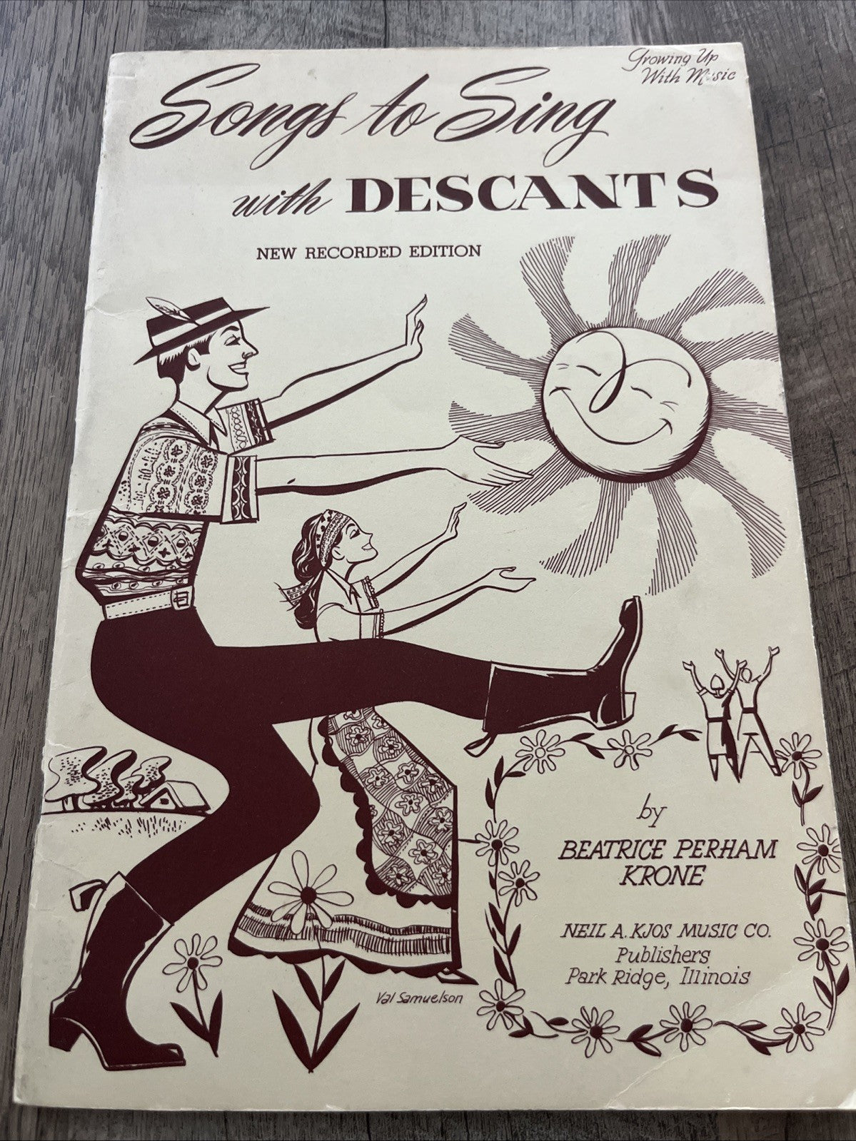 Songs To Sing With Descants New Recorded Ed by Beatrice Perham Krone 1940