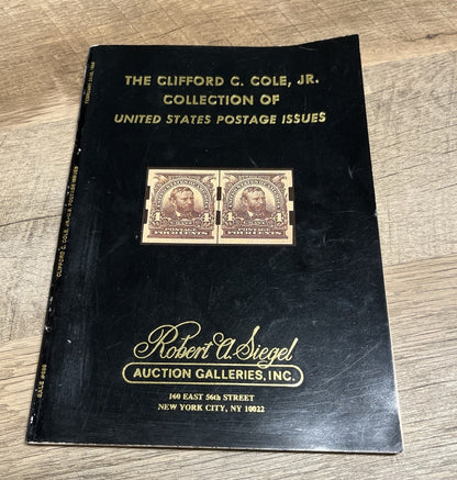 Robert A. Siegel Auction, Clifford C. Cole, Jr. Collection of U.S. Postage #639