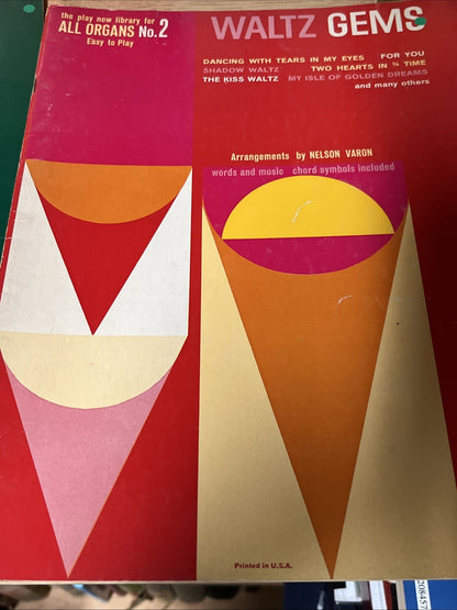 All Organ: Nelson Varon's Vintage Organ Music Sheet Vol  No. 1, 2 3, 5, 6, 7, 10