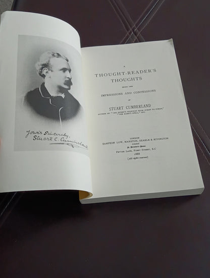 A Thought-Reader's Thoughts: Being the Impressions and Confessions of Stuart Cum