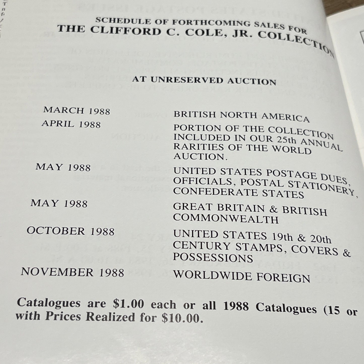 Robert A. Siegel Auction, Clifford C. Cole, Jr. Collection of U.S. Postage #639