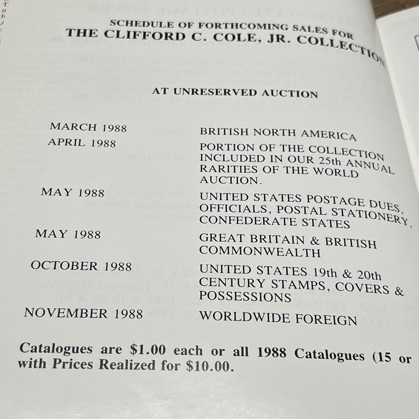Robert A. Siegel Auction, Clifford C. Cole, Jr. Collection of U.S. Postage #639