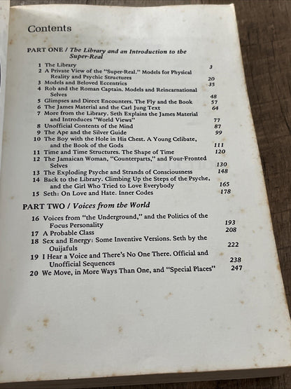 PSYCHIC POLITICS: AN ASPECT PSYCHOLOGY BOOK 1st Edition By Jane Roberts  1976