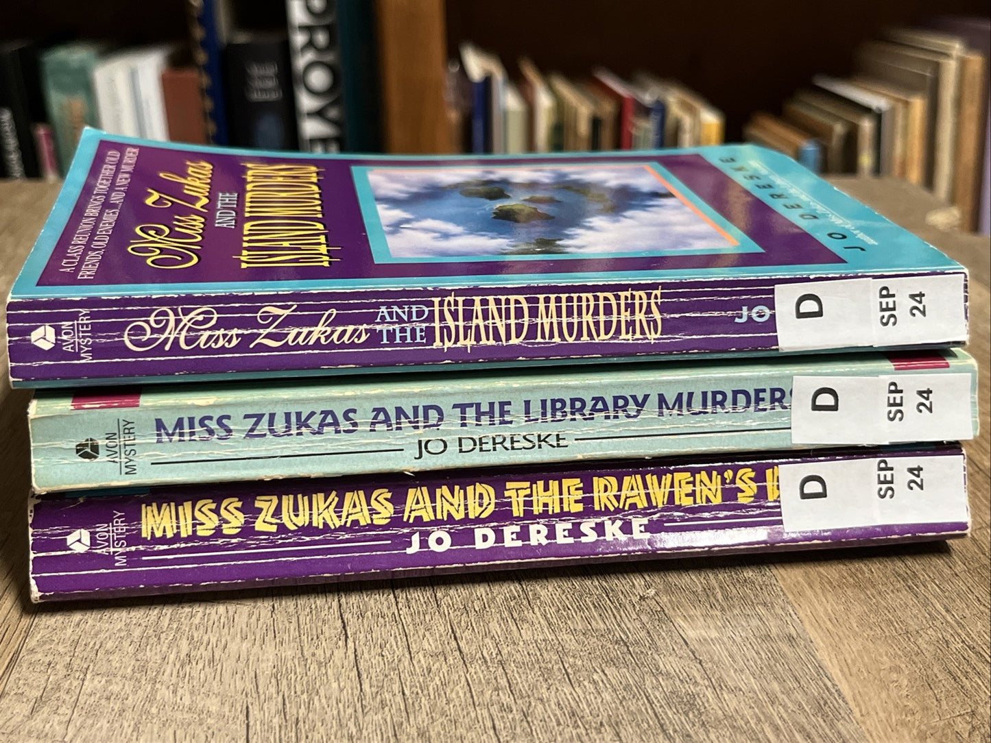 Miss Zukas Mystery Series by Jo Dereske Lot 3 Partial Set Paperback