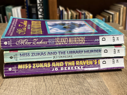 Miss Zukas Mystery Series by Jo Dereske Lot 3 Partial Set Paperback