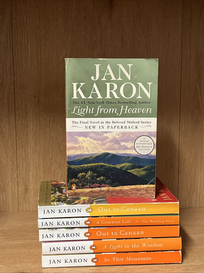 Jan Karon Book Lot 5 : Out of Canaan And A Common Life