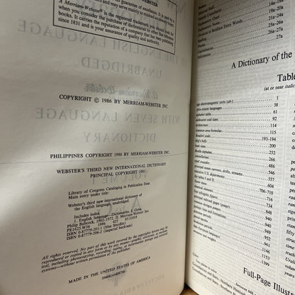 Webster’s Third New International Dictionary Unabridged & 7 Language Dictionary