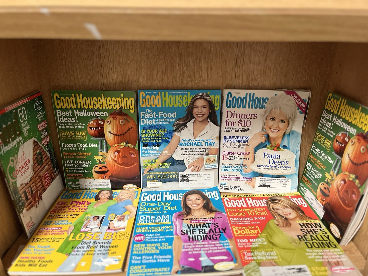 Lot Of 12 Good Housekeeping Magazine 2004/2005/2006/2008/2014