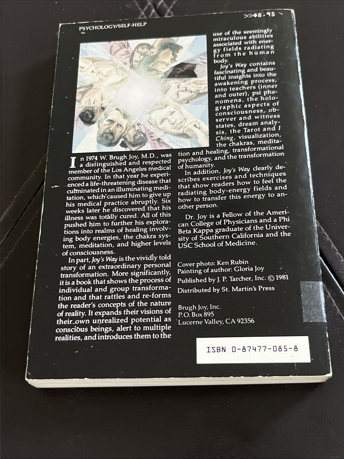 W Brugh Joy - Joys Way Map For Transformational Journey (paperback 1979) 1st Ed