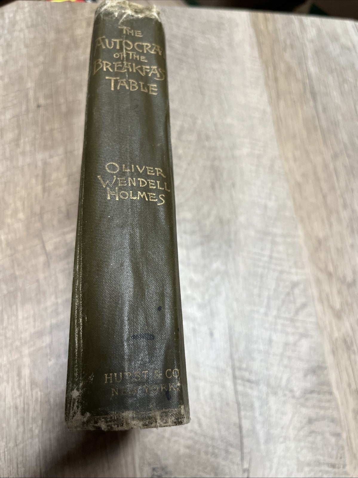 The Autocrat of the Breakfast Table by Oliver Wendell Holmes 1858- Missing Pages