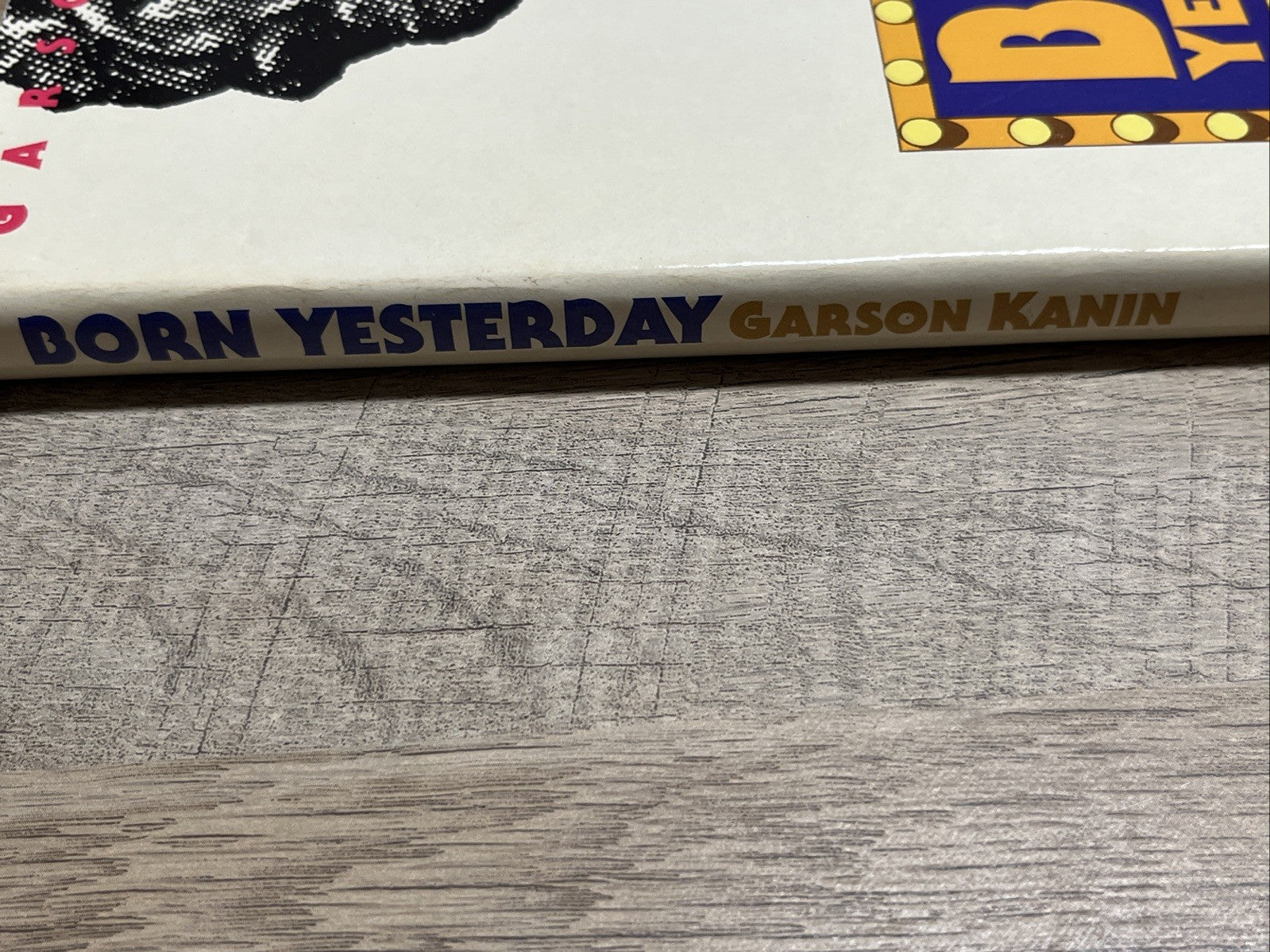 Garson Kanin Born Yesterday 1973 Book Club Edition