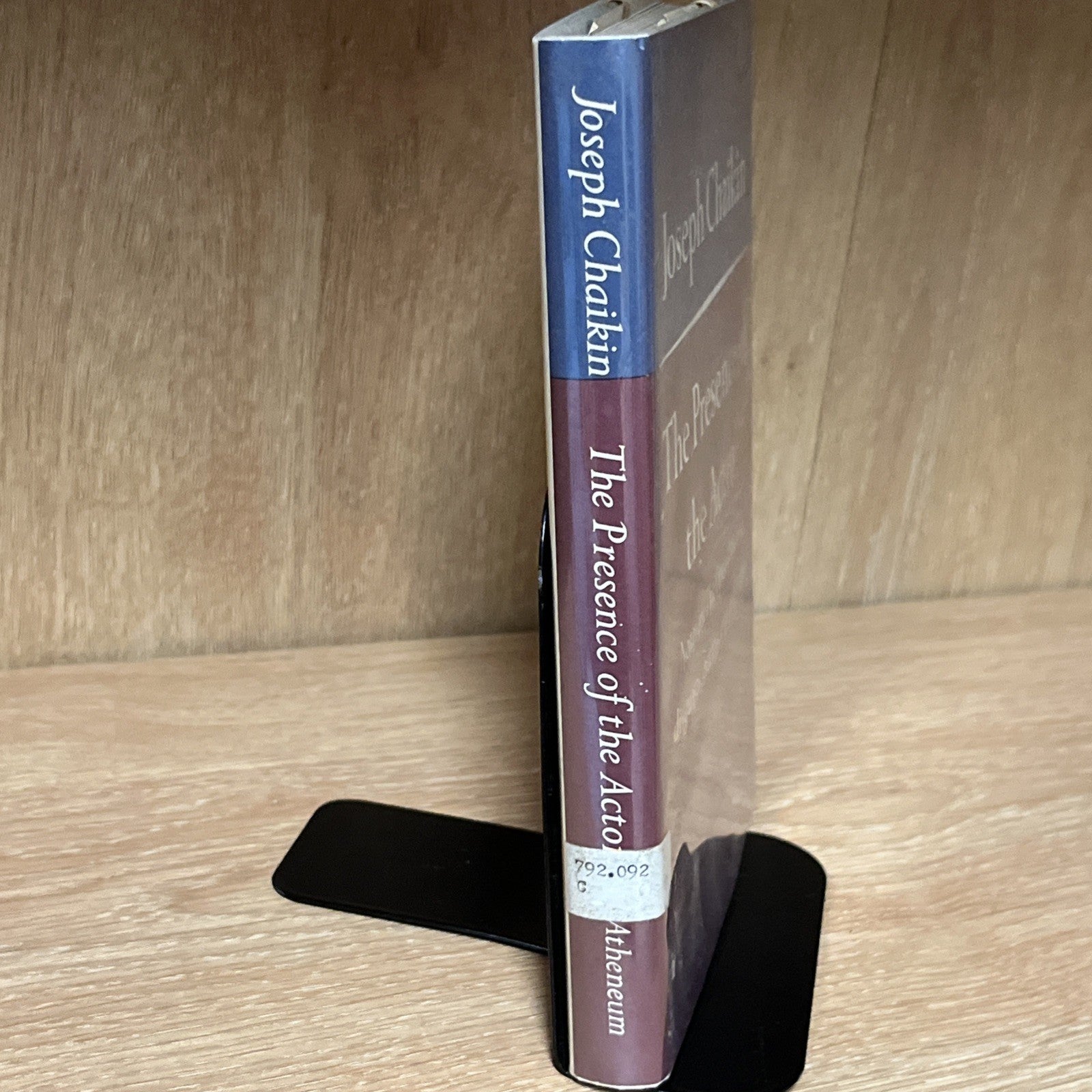 Joseph Chaikin's The Presence of the Actor 1972 First Edition VG+ Review Copy