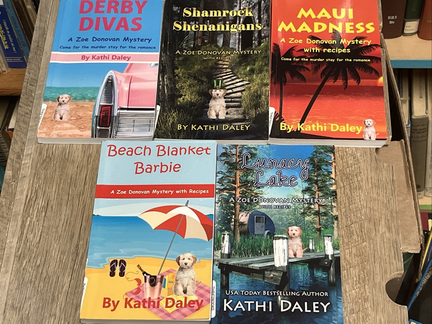 Kathi Daley lot of 5, A Zoe Donovan Mystery