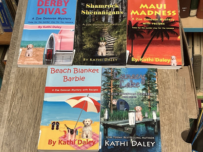 Kathi Daley lot of 5, A Zoe Donovan Mystery