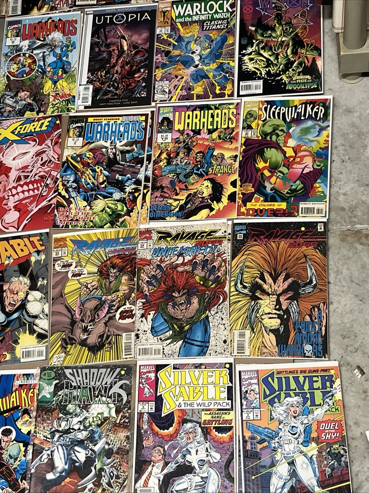 Marvel COMICS BOOK LOT 45 Mixed Marvel Books Punisher DC No Dup Bulk