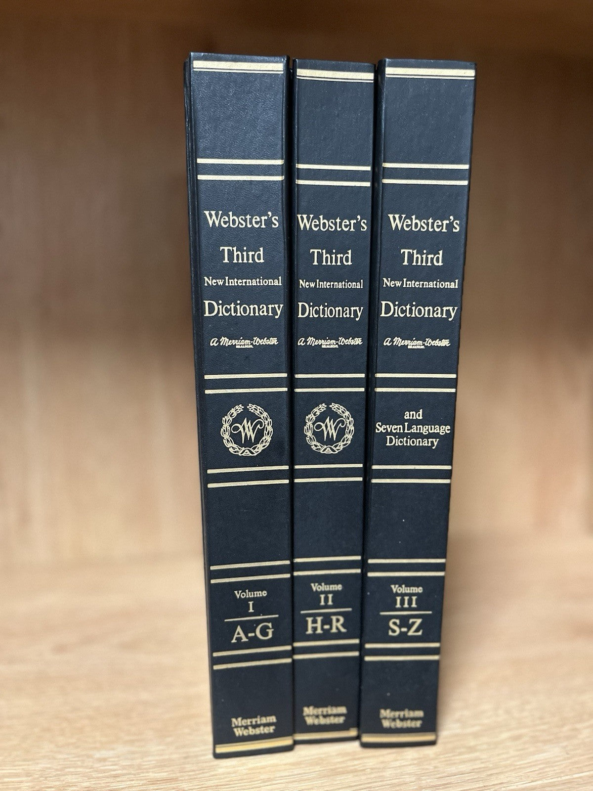 Webster’s Third New International Dictionary And Seven Language Vol.1 - 3 (1993)