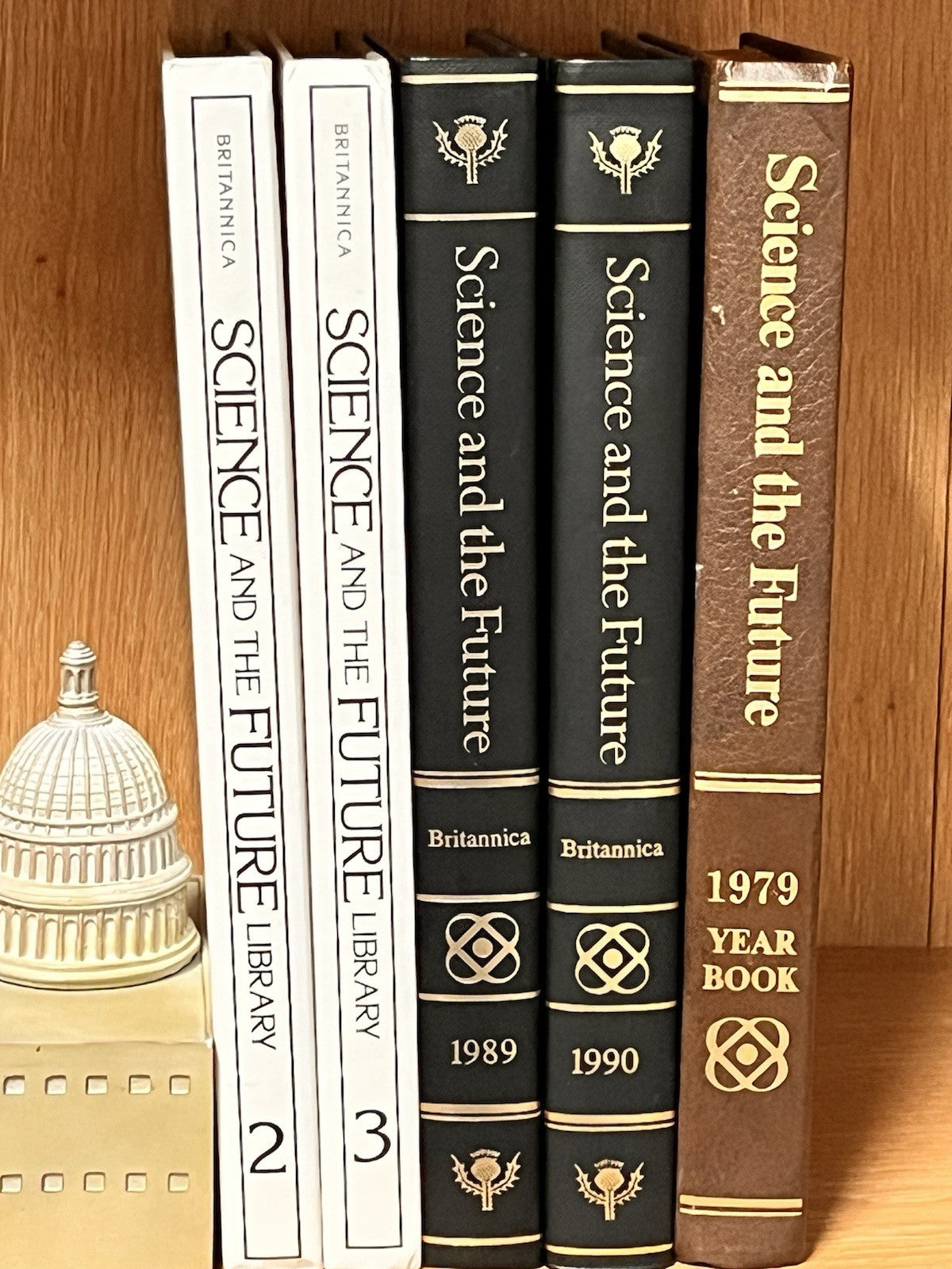 Science and the Future Library 1- 3 Yearbook |Britannica 1989-1990 & 1979 Yearbk