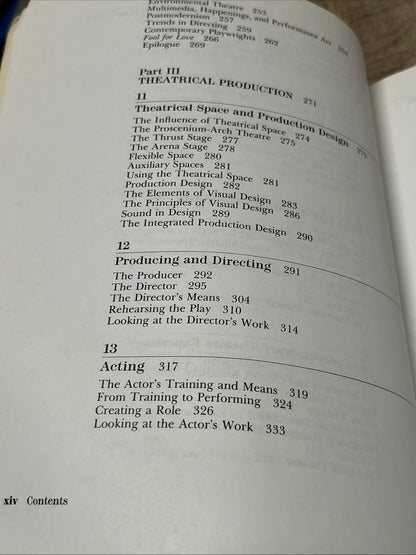 The essential theatre 4th Edition by Oscar G. Brockett 1988