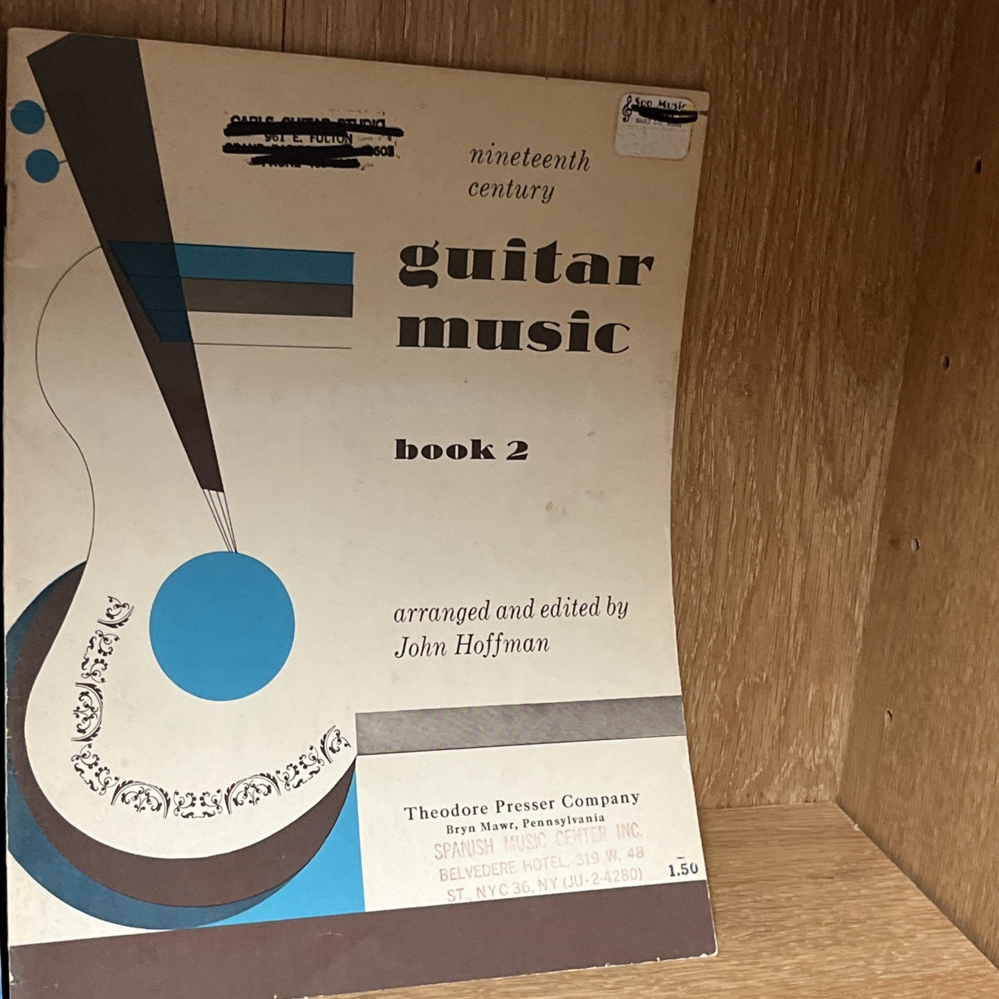 Melodic Rhythms For Guitar & Nineteenth Century Guitar Music BK 2 Lot of 2