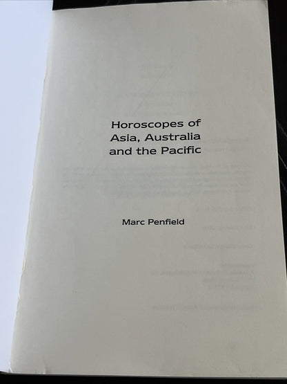 Horoscopes of Asia, Australia And the Pacific, Paperback by Penfield, Marc, L...