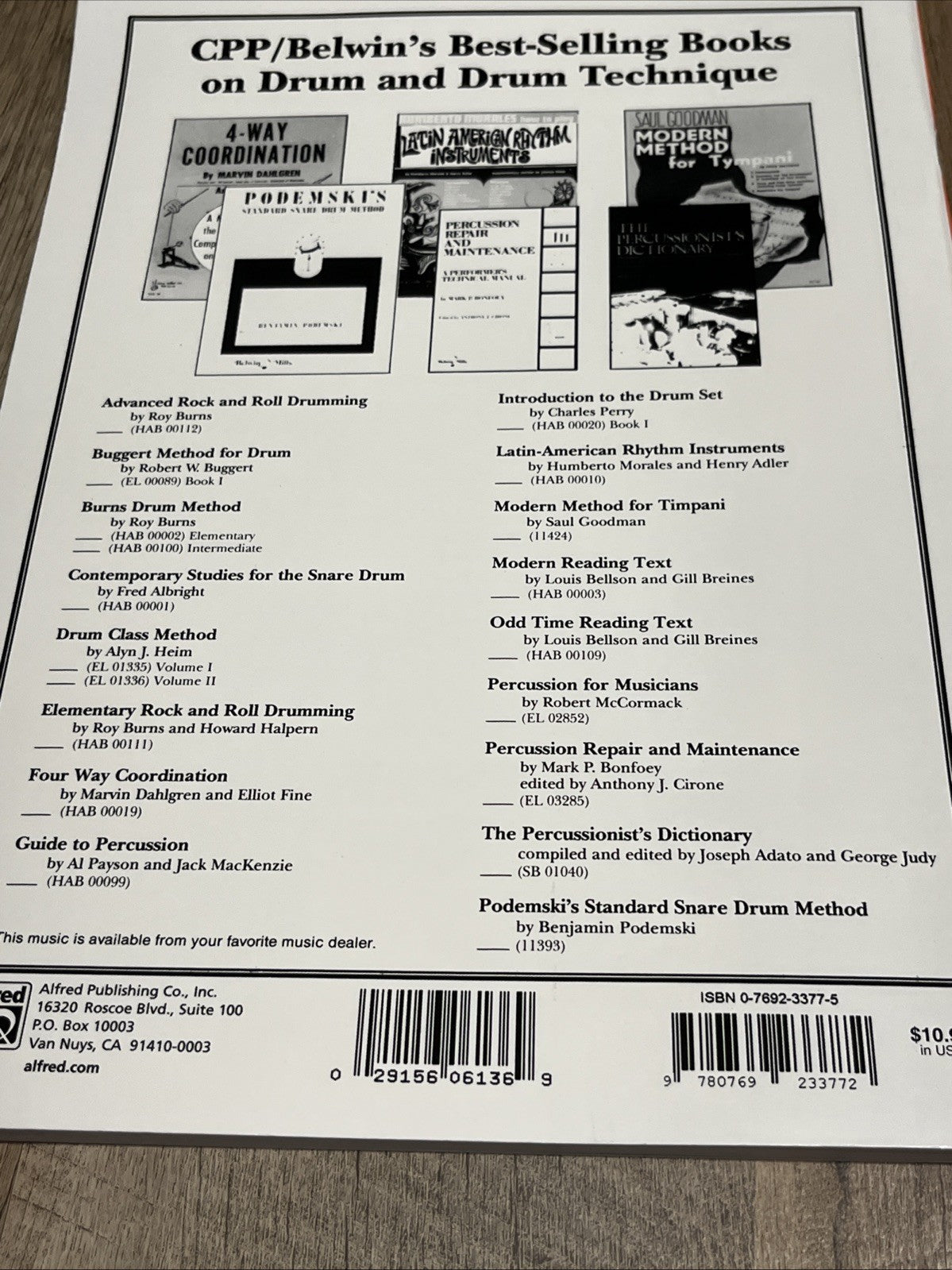 Modern Reading Text in 4/4 For All Instruments Louis Bellson Bellson For All Ins
