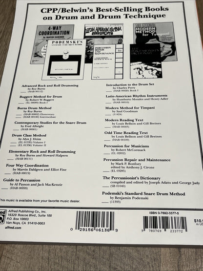 Modern Reading Text in 4/4 For All Instruments Louis Bellson Bellson For All Ins