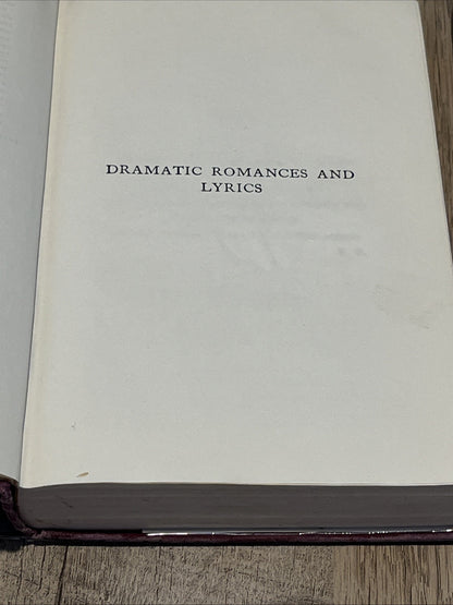 Robert Browning Poems and Plays Vol 2 : 1844-1864, Everyman's Library , 1967