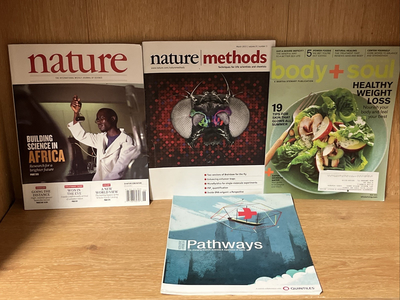 Lot 4 Nature Methods Weekly Journal. /Pathways/ Body + Soul Healthy Weight loss
