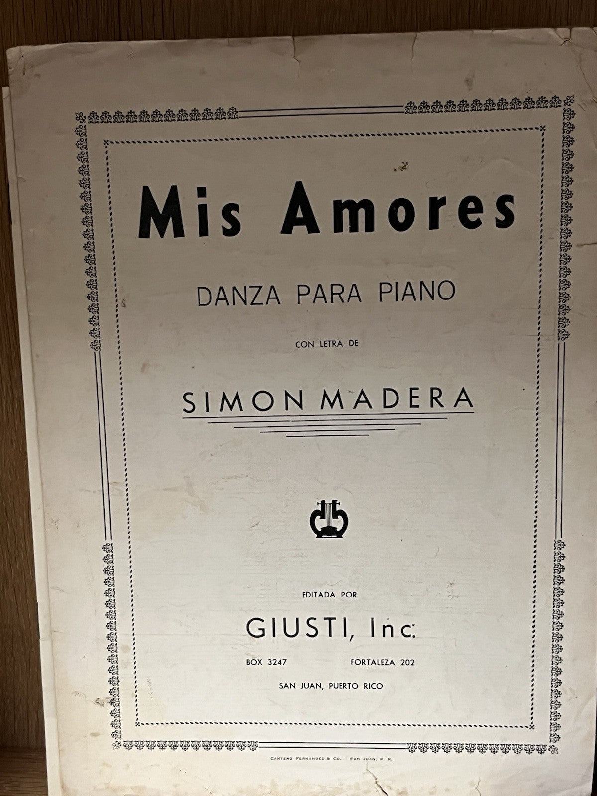 Vintage Sheet Music; La Paloma , Las Hojas Muertas, Miss Amores,  A Willaert: