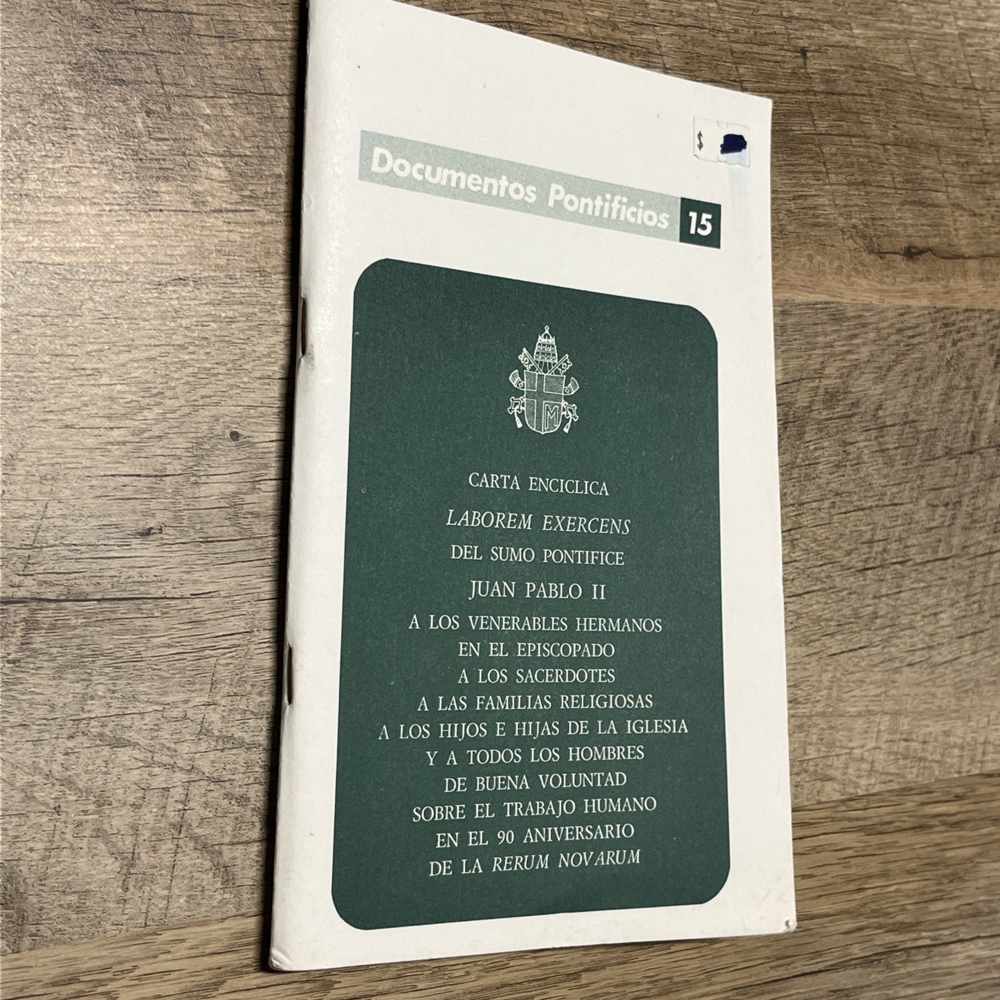 Documentos Pontificios 15  ( 105 Paginas Usado)