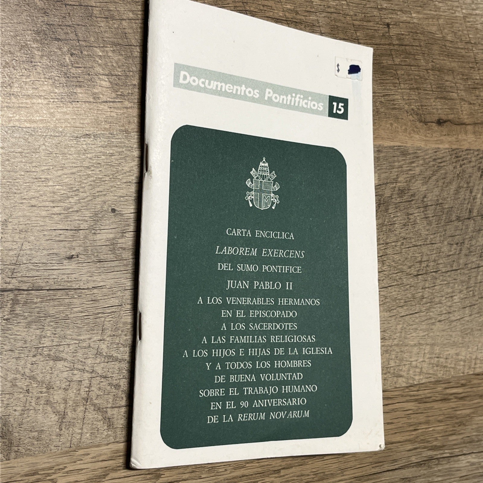 Documentos Pontificios 15  ( 105 Paginas Usado)