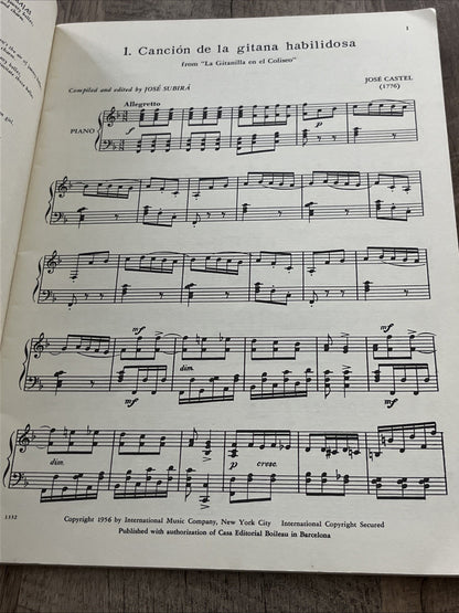 Spanish Songs of 18th Century ( Tonadillaa Escenicas) For Voice & Piano ESP/ EN