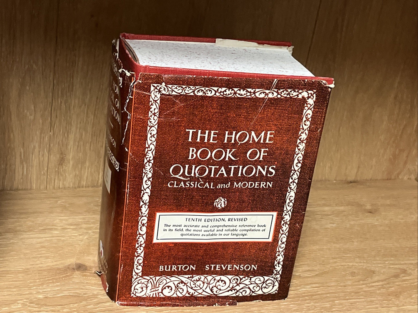 The Home Book OF Quatations Classical And Modern By Burton Stevenson 1967