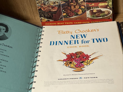 vintage betty crocker cookbook lot of 4 (1st Edition 1967,1973 & 1964 4th -5th P