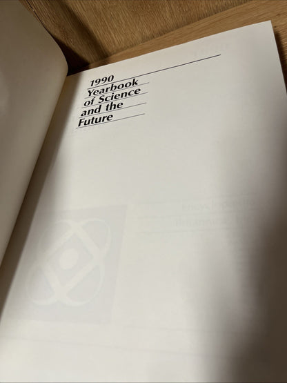 Yearbook Of Science and the Future Encyclopedia Britannica  Book 1990 *LIKE NEW*